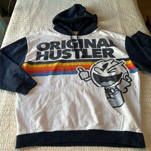 Brisco Brands Vintage Original Hustler PAC-MAN Color Block Hoodie Sz XL